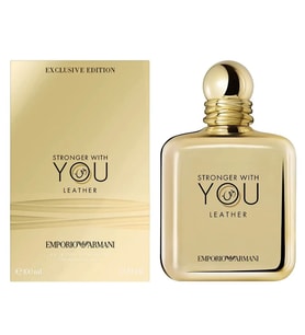 Emporio Armani Stronger With You Leather Edp Erkek Parfüm 100 Ml (Altın)
