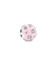 Fubena Pembe Benek Taşlı Charm