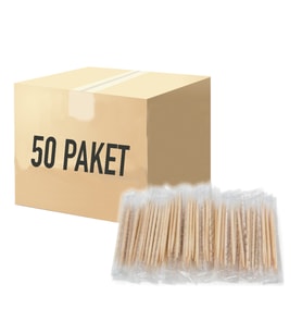 Ethex Jelatinli Bambu Kürdan 500 lü x 50 Paket (1 koli)