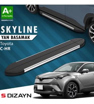 S-Dizayn Toyota C-HR Skyline Krom Yan Basamak 173 Cm 2016-2023 A+ Kalite