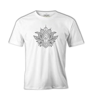 Tattoo - Flower Beyaz Erkek Tshirt