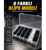Otomotiv Plastik Klips Seti Kaporta, Çamurluk, Davlumbaz ve İç Trim Klipsleri