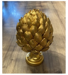 Dekoratif Enginar Biblo Gold