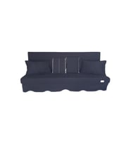 MİRZADE SOFA SOFT KUMAŞ TENTESİZ 28 DNS SÜNGER  SALINCAK MİNDERİ-sofa salıncak siyah