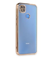 Newface Xiaomi Redmi 9C Kılıf Razer Lensli Silikon - Gold