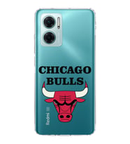 Redmi Note 11e Uyumlu Kamera korumalı Kapak Chicago Bulls Tasarımlı  Şeffaf Kılıf