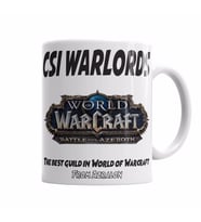 World Of Warcraft CSI WARLORDS Kupa Bardak Porselen