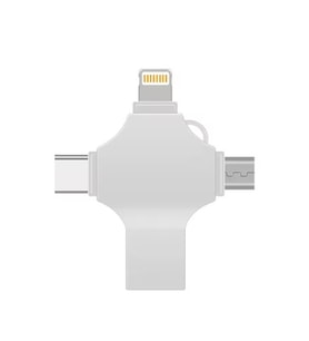 Otg 4in1 Cep Telefonu Çok Fonksiyonlu Usb Flash Bellek 128 gb Type-C, Micro SD ve Kart Okuyucu