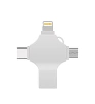 Otg 4in1 Cep Telefonu Çok Fonksiyonlu Usb Flash Bellek 128 gb Type-C, Micro SD ve Kart Okuyucu