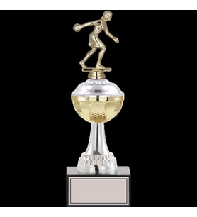 ODAK KUPA - Figürlü Kupalar - Bowling Kadın Figürlü Kupalar FG-045 B - 32 cm