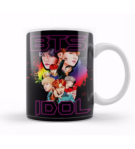 BTS Idol Bangtan Boys Kpop Kupa Bardak Porselen
