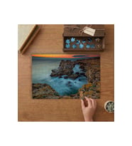 Kanyonda Yoğun Sis Tasarımı 240 parça Ahşap Puzzle Ahşap Kutuda MP08168