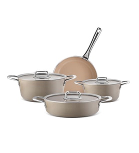 Aryıldız Neo-Ceramic 7 Parça Seramik Tencere Seti Bej Ar256183