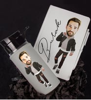 Kişiye Özel Karikatür Tasarım Defter Kalem Matara Hediye Seti 96382