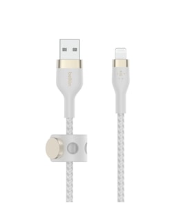 Belkin Boostcharge Pro Flex Örgülü Usb Tip A - Yıldırım Kablosu (1M/3,3Ft), Mfi Sertifikalı Şarj Kab (Çok Renkli)