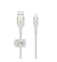 Belkin Boostcharge Pro Flex Örgülü Usb Tip A - Yıldırım Kablosu (1M/3,3Ft), Mfi Sertifikalı Şarj Kab (Çok Renkli)
