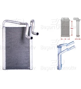 Hyundai H 2008- Kalorifer Radyatörü Brazing MT AT 270X154 MM 971384H000 Wisco