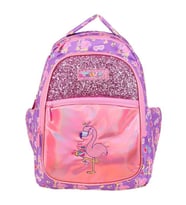 Kaukko Kids Love Sırt Çantası Aynalı Taşlı Flamingo L5137