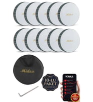 Midex BR-610X 10'lu Bendir Def Toptan Paket Akort Ayarlı EL Tutma Oyuklu Çantalı