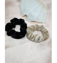 MelKady 361 - Kadife Scrunchie Saç Lastiği (2'li)