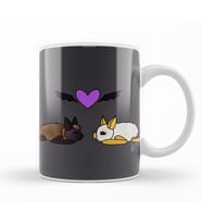 Batty Love Bats Kupa Bardak Porselen