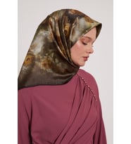 Levidor Kristal Eşarp - 06129 (Yağ Yeşili)