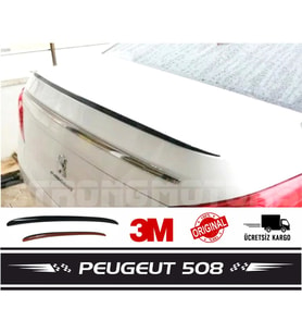 Peugeot 508 Bagaj Üstü Spoiler - Bagaj Çıtası Pianoblack 120 Cm