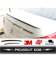 Peugeot 508 Bagaj Üstü Spoiler - Bagaj Çıtası Pianoblack 120 Cm