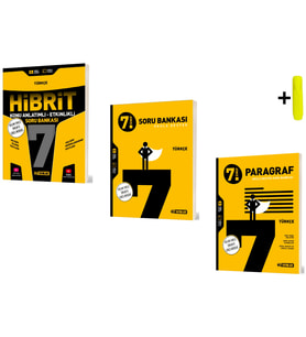 Hız 7. Sınıf Türkçe Konu Soru Paragraf Seti Maarif Müftedat 3 Kitap