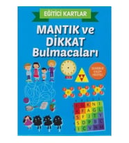 Eğitici Kartlar Mantık ve Dikkat Bulmacaları