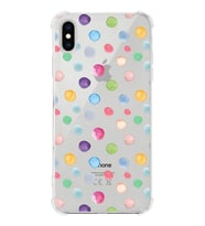 PrintiFy Apple iPhone XS Uyumlu Water Color 6 Baskılı Şeffaf Köşe Korumalı Antişok Kılıf