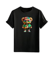 Animasyon Görselli  Unisex (Tshirt) Tişört (Siyah)