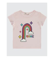Civil Girls Kız Çocuk Tişört 2-5 Yaş Pembe Şerbet
