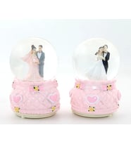 Işıklı Müzikli Kar Küresi 13 Cm Alk1787