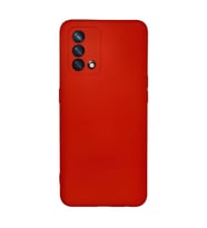 Oppo A74 4g Kılıf Nano İçi Kadife Silikon - Kırmızı