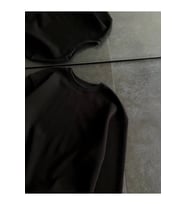 Kışlık Bisiklet Yaka Üç İplik Basic SweatShirt - Siyah