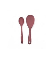 İvory 2 Tane Silikon Kaşık (20cm) Pembe