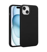 iPhone 15 Kılıf M-Safe Şarj Özellikli Kumaş Tasarımlı Miami Sert PC Kılıf