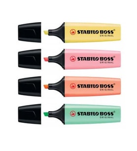 Stabilo Boss Pastel Renk Fosforlu Kalem 4 Renk