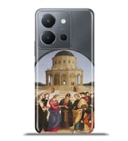 Vivo Y36 Kapak HD Renkli Dizayn Silikon Kılıf - Meryemin Evliliği