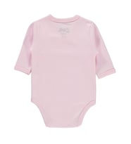 Civil Baby Bebek Kruvaze Yaka Çıtçıtlı Badi 1-6 Ay Pembe (Pembe)
