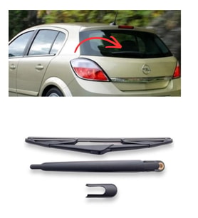 Opel Astra H Arka Silecek Kol Kapaklı Set 2004-2010 30 cm 127339