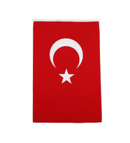 Türk Bayrağı 50x75 cm Orijinal Alpaka Kumaş