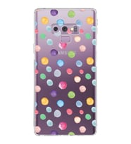 PrintiFy Samsung Galaxy Note 9 ile Uyumlu Water Color 6  Kamera Korumalı Şeffaf  Kılıf