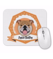Bulldogue Coleçao Raças Pug Köpek Mouse Pad.jpg