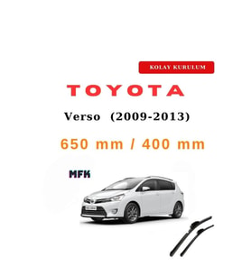 Toyota Verso (2009-2013) Araca Özel Silecek Ön İki