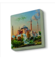 Ayasofya Camii Baskılı Doğaltaş  Magnet(KRT-001)