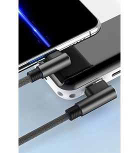 Pilelistore   USB to Lightning 3M 2.4A Kablo - Siyah