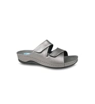 Ceyo 9946 Topuk Jelli Anatomik Taban Kadın Terlik Platin 36-40