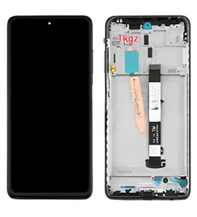 Tkgz - Xiaomi POCO X3 NFC Uyumlu Lcd Ekran Dokunmatik Servis ÇITALI SİYAH